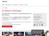 Website Screenshot Malteser Hilfsdienst