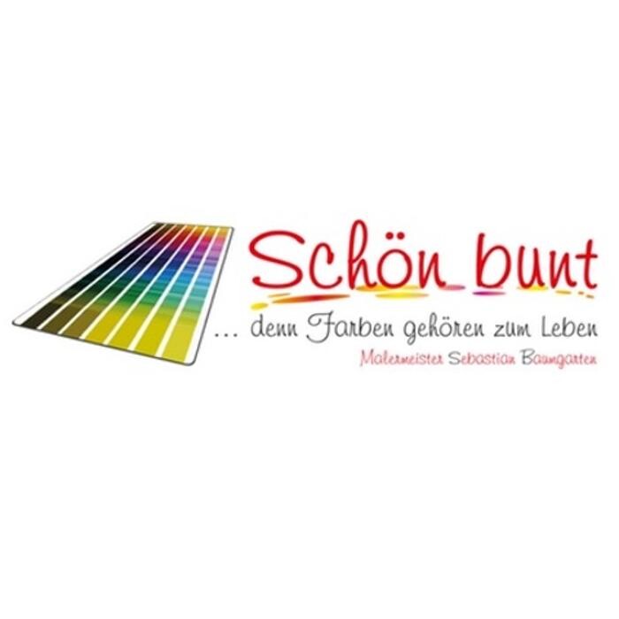 schön bunt Malerbetrieb Sebastian Baumgarten Logo