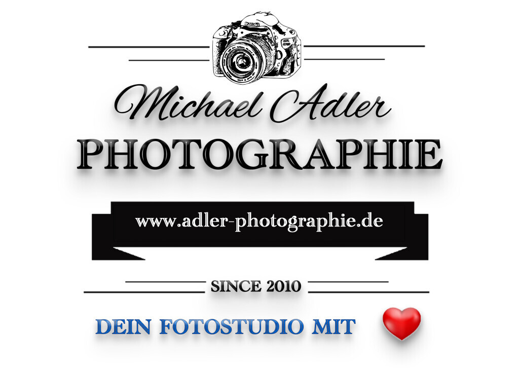 Adler Photographie Fotostudio mit Herz Logo