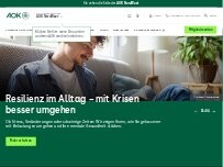 Website Screenshot AOK NordWest - Kundencenter Elmshorn