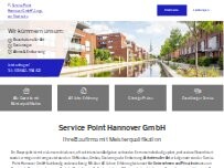 Website Screenshot Service Point Hannover GmbH