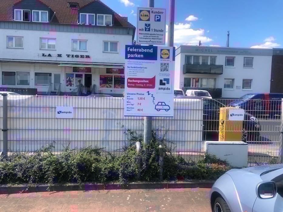 Bilder ampido Parkplatz