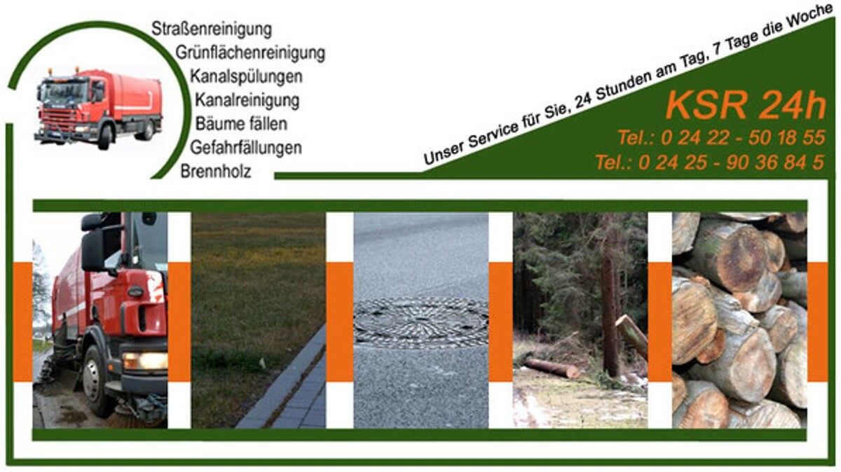 Bilder KSR Rohrreinigung & Kanalreinigung