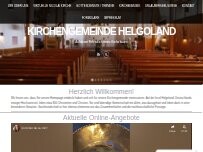 Website Screenshot St. Nicolai Helgoland - Ev.-Luth. Kirchengemeinde Helgoland