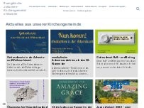 Website Screenshot Gnadenkirche - Ev. Johannes-Kirchengemeinde Münster