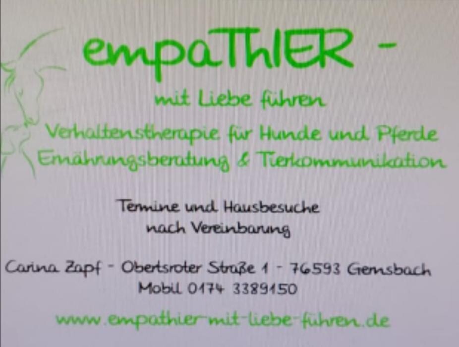 Bilder empaThIER-mit Liebe führen