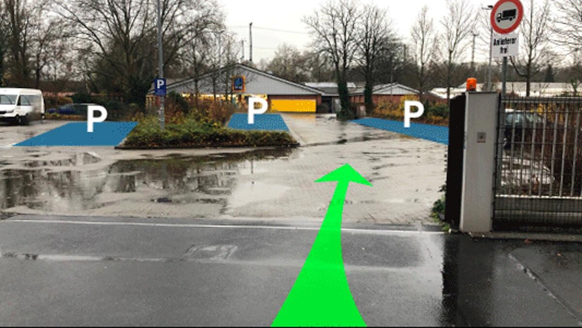 Bilder ampido Parkplatz Volksgarten Düsseldorf