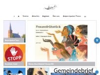 Website Screenshot Evangelische Kirchengemeinde Saarburg