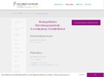 Website Screenshot Evangelische Kirchengemeinde Leverkusen-Steinbüchel
