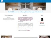 Website Screenshot Evangelische Kirchengemeinde Randerath