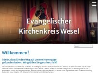 Website Screenshot Kirchenkreis Wesel