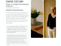 Website Screenshot Praxis für Kinder und Jugendpsychotherapie Psychotherapie - Diane Jochim