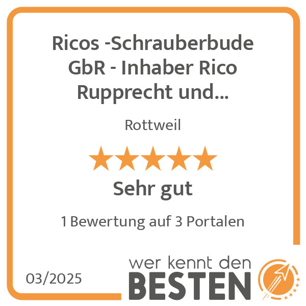 Bilder Ricos -Schrauberbude GbR  - Inhaber Rico Rupprecht und Nadine Pöllet