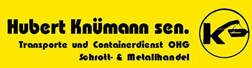 Hubert Knümann sen. Transporte und Containerdienst OHG Logo