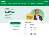Website Screenshot DEVK Versicherungen: Daniel Pieper