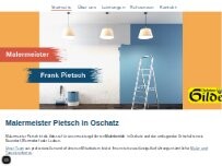 Website Screenshot Malermeister Frank Pietsch