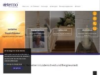 Website Screenshot Bestattungsinstitut Aeterno Trauerhäuser