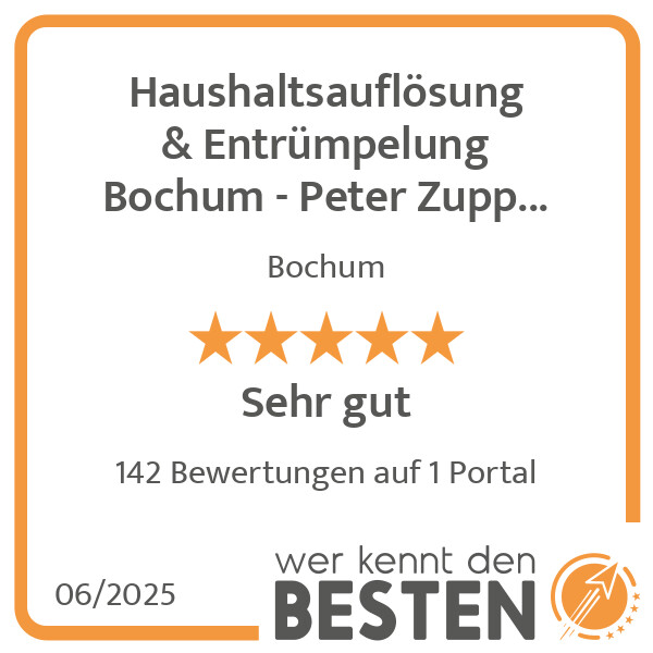 Bilder Haushaltsauflösung & Entrümpelung Bochum - Peter Zupp GmbH
