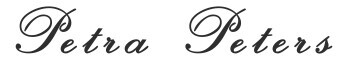 Trauerrednerin Peters Logo