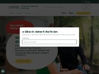 Website Screenshot e-motion e-Bike Welt, Dreirad- & Lastenfahrrad-Zentrum Pforzheim