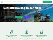 Website Screenshot Prinz Schrottabholung und Entsorgung