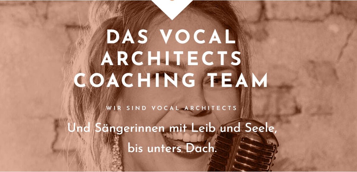 Bilder Gesangsunterricht München | Vocal Architects