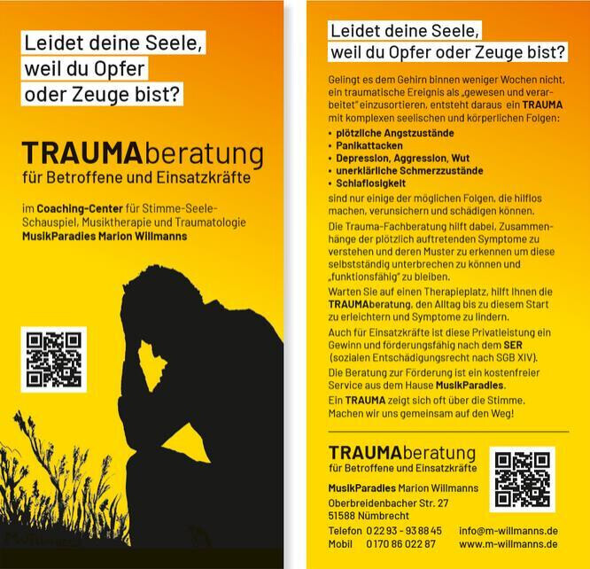Bilder MusikParadies Marion Willmanns - Coaching-Center für Stimme, Gesundheit u. Trauma-Beratung