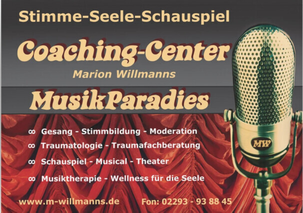 Bilder MusikParadies Marion Willmanns - Coach für Gesang & Stimme, Gesundheit & TraumaHilfe