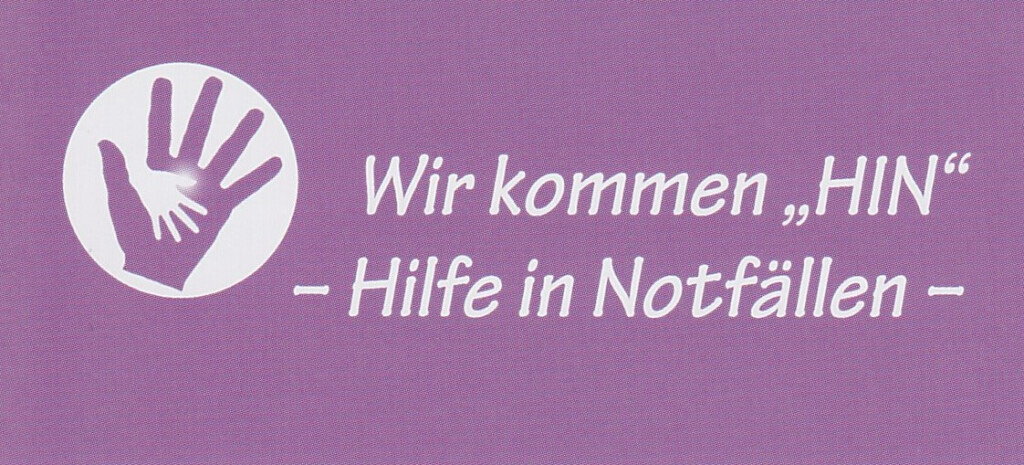 Wir kommen "HIN" - Hilfe in Notfällen - Logo