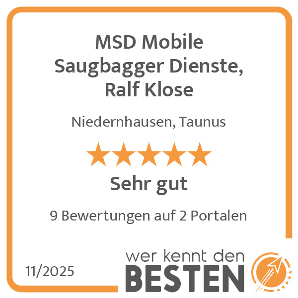 Bilder MSD Mobile Saugbagger Dienste, Ralf Klose
