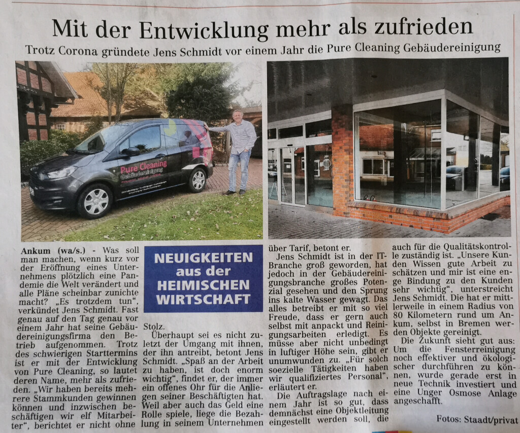 Bilder Pure Cleaning Gebäudereinigung GmbH & Co KG