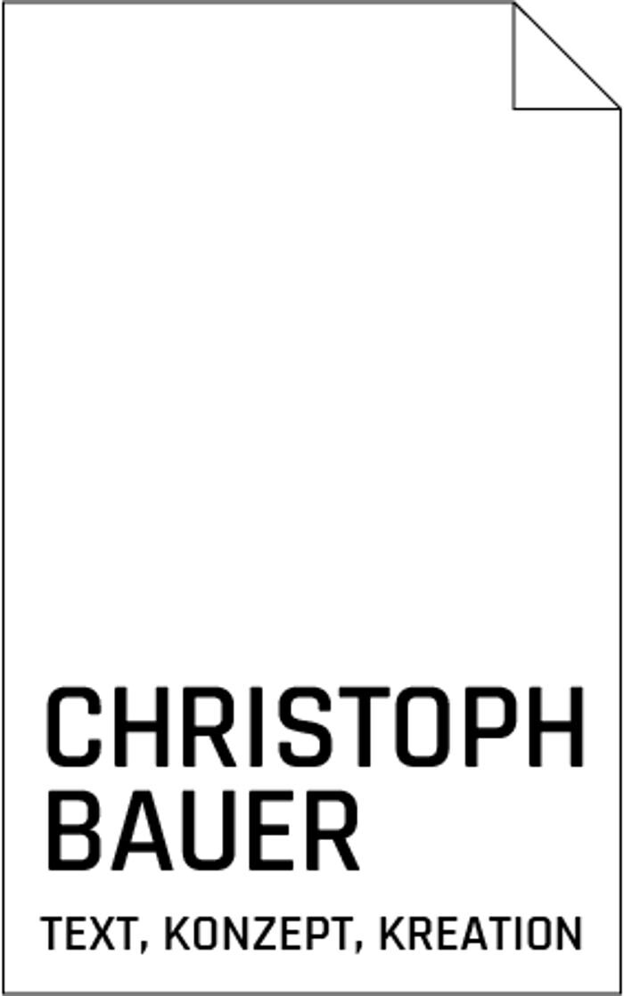 Christoph Bauer - Freier Texter für München Logo