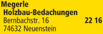 Megerle Holzbau & Bedachungen Logo