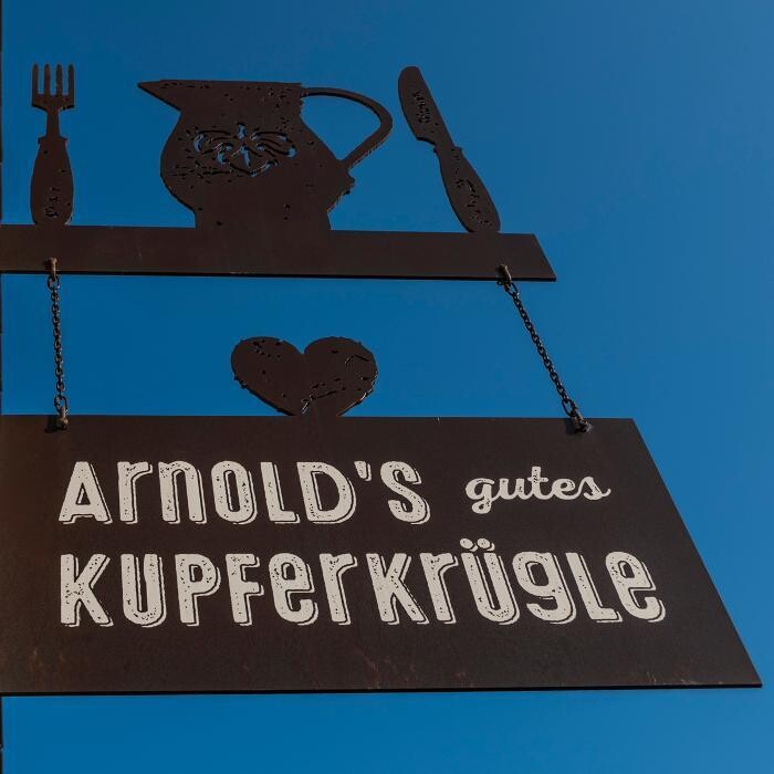 Arnold's gutes Kupferkrügle Logo