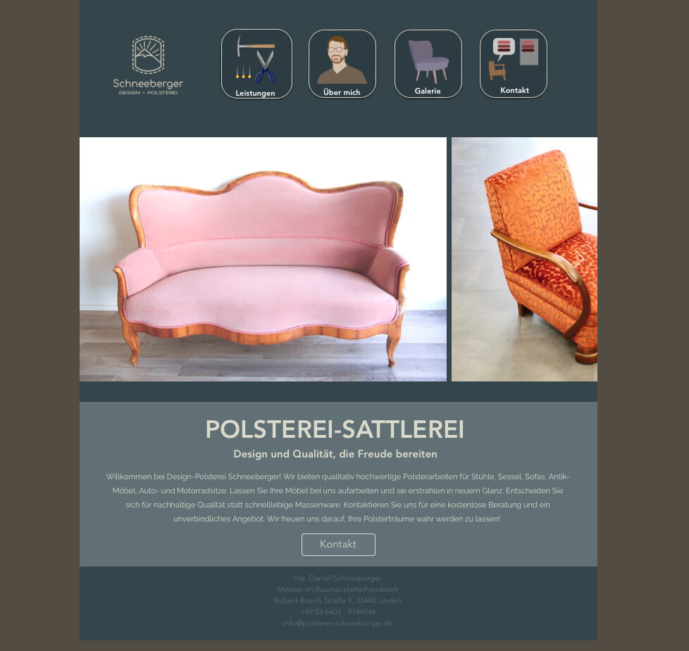 Bilder Design-Polsterei Schneeberger