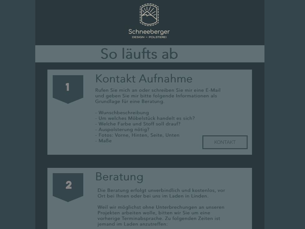 Bilder Design-Polsterei Schneeberger