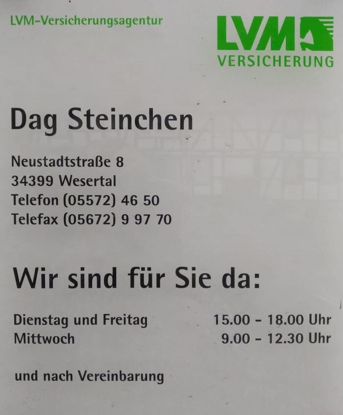 Bilder LVM Versicherung Dag Steinchen - Versicherungsagentur