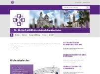 Website Screenshot Evangelische Kirche Schwabenheim - Evangelische Kirchengemeinde Groß-Winternheim - Schwabenheim