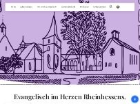 Website Screenshot Evangelische Kirche Spiesheim - Evangelische Kirchengemeinde Spiesheim