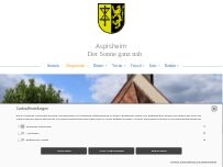 Website Screenshot Evangelische Kirche Horrweiler - Evangelische Kirchengemeinde Horrweiler-Aspisheim