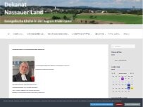 Website Screenshot Evangelische Kirche Patersberg - Evangelische Kirchengemeinde