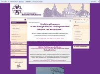 Website Screenshot Emmauskapelle Hatzfeld - Evangelisch-lutherische Kirchengemeinde Hatzfeld