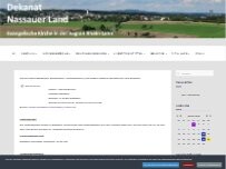 Website Screenshot Evangelische Kirche Dörsdorf - Evangelische Kirchengemeinde Dörsdorf-Reckenroth