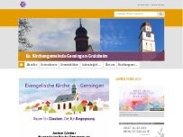 Website Screenshot Evangelische Kirche Grolsheim - Evangelische Kirchengemeinde Gensingen-Grolsheim