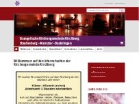 Website Screenshot Evangelische Kirche Staufenberg-Daubringen - Evangelische Kirchengemeinde Kirchberg