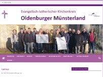 Website Screenshot Christus-Kirche - Evangelisch-lutherische Kirchengemeinde Lastrup