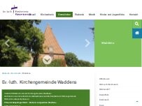 Website Screenshot St.-Marcellinus- und Petruskirche - Evangelisch-lutherische Kirchengemeinde Waddens