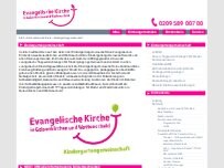 Website Screenshot Ev. Kinderhaus Breite Strasse - Ev. Kirchenkreis Gelsenkirchen und Wattenscheid
