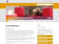 Website Screenshot Evangelische Kirche Kemmenau - Evangelische Kirchengemeinde Bad Ems