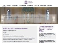 Website Screenshot Evangelische Kirche Bad Homburg-Gonzenheim